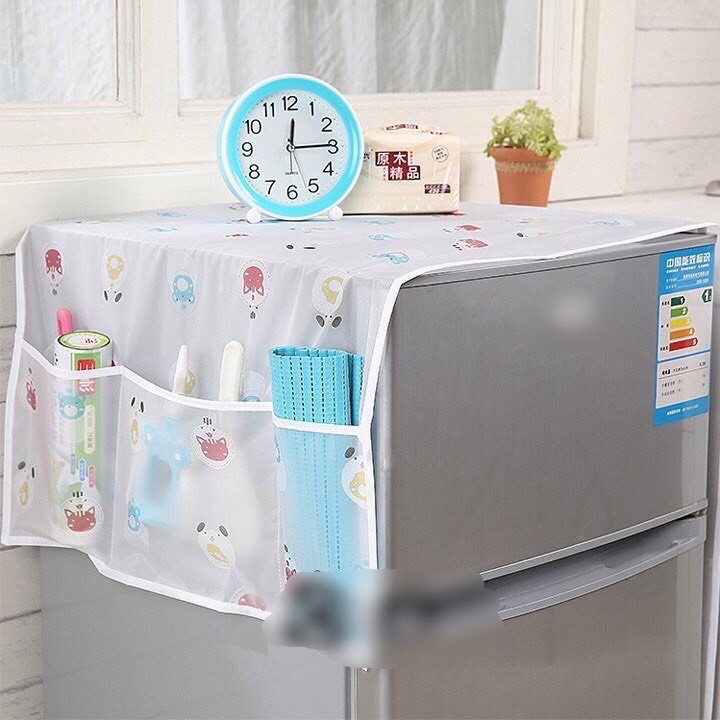 Tấm che tủ lạnh , vải nilon siêu bền , chống thấm ,  chống bụi có túi đựng 2 bên  rất Xịn sò , bảo vệ tủ lạnh luôn sạch và mới