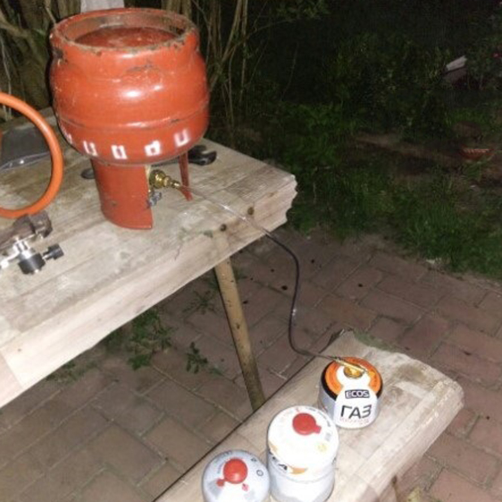 Bộ Chuyển Đổi Nạp Khí Propane Cho Bếp Gas Mang Đi Cắm Trại