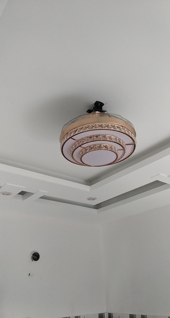 Đèn quạt trần SINER hiện đại, tiện dụng cánh cụp xòe với 3 chế độ ánh sáng