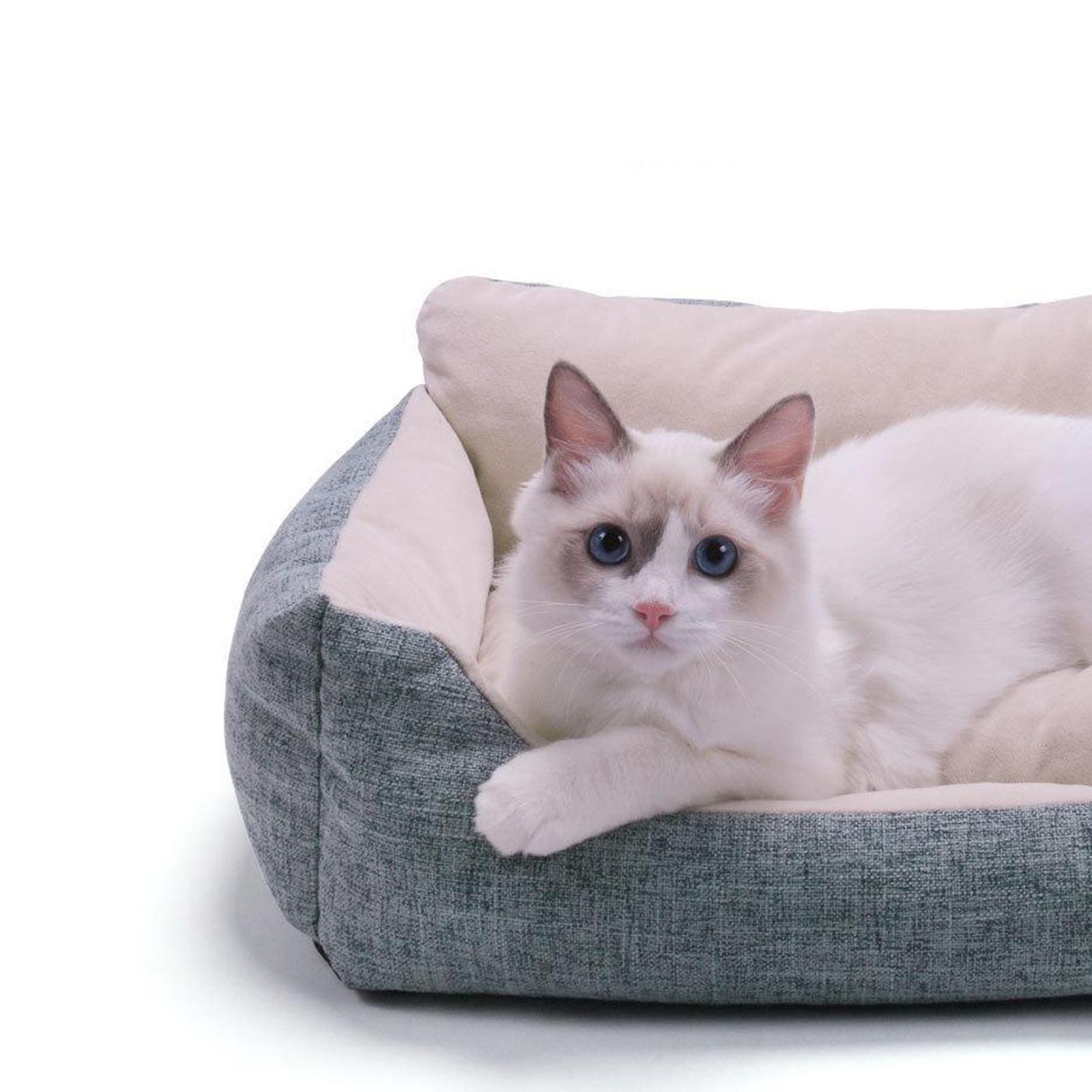 2 in 1 Winter Pet Nest Bed Warm Plush Sleeping House Dog Bed