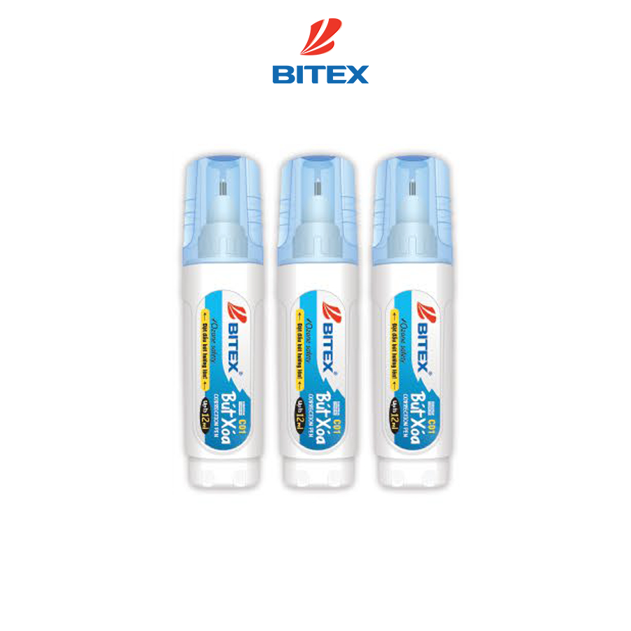 Bút xóa thân trắng 12ml C01