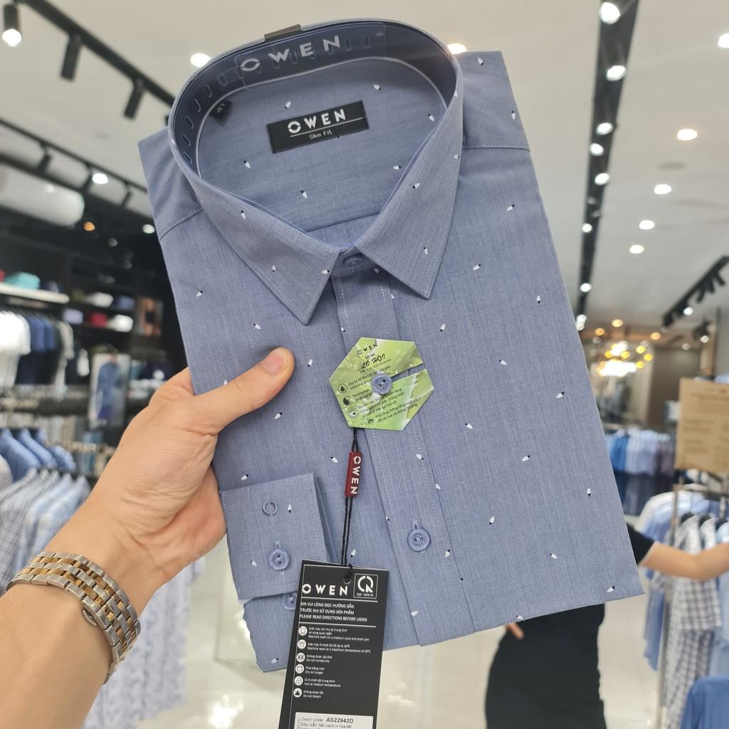 OWEN - Áo sơ mi dài tay sợi Lô Hội AS22942D
