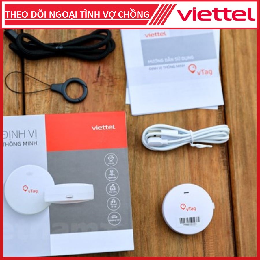 Định vị Theo Dõi ,ĐỊNH VỊ THÔNG MINH , Theo Dõi Cặp Bồ Ngoại Tình VTAG Viettel , Hàng chính Chính Hãng 100%