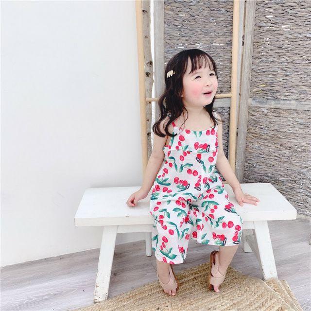Jumpsuit bé gái sành điệu cực xinh
