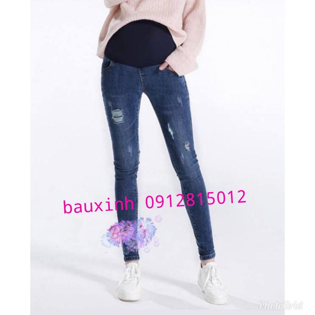 Quần bò bầu jeans đẹp