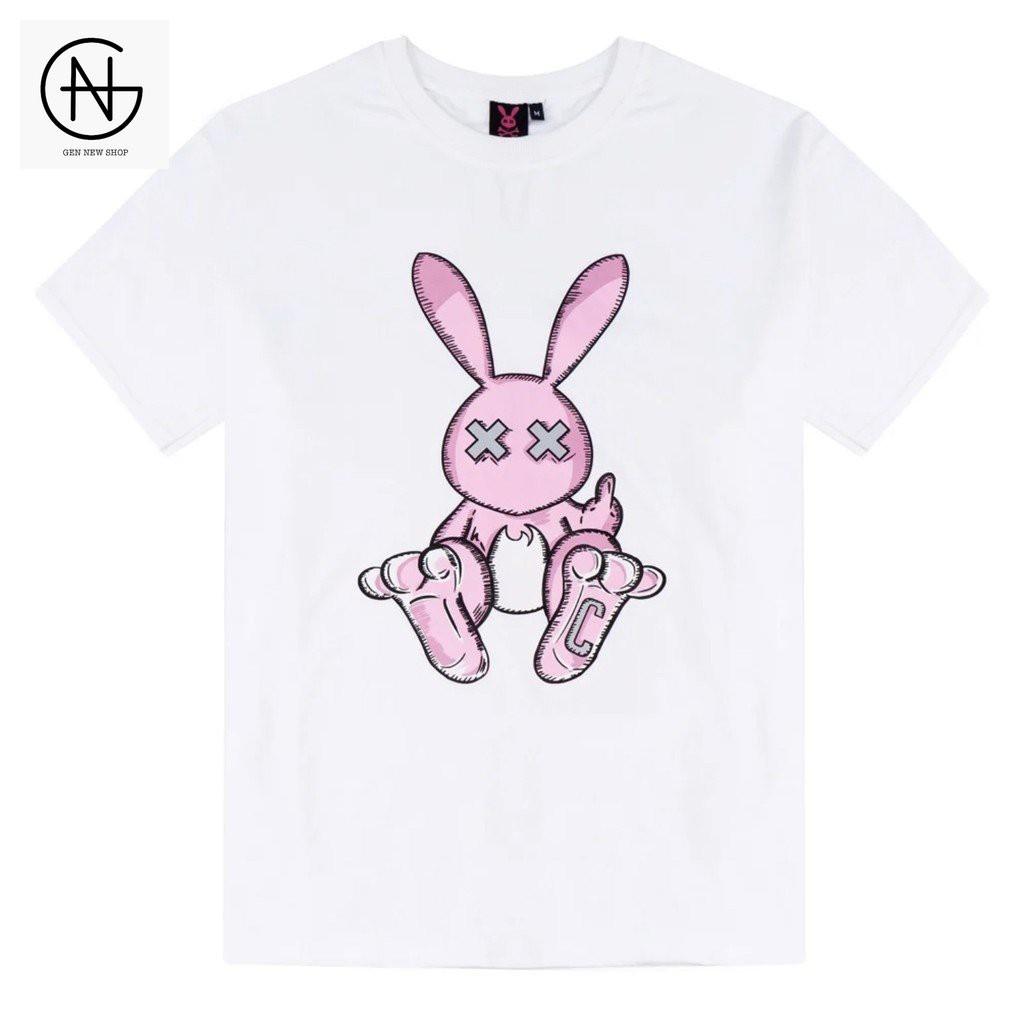Áo Thun Tay Lỡ In Nhiệt BADRABBIT form Unisex nam nữ phong cách Ulzzang - A Tho 01