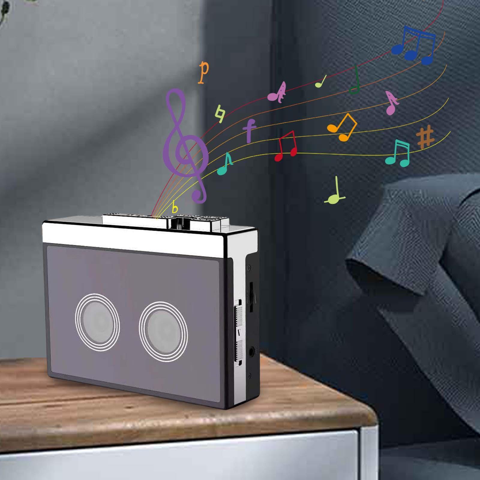 Cassette Player FM Retro Rechargeable Portable Tape Player Cassette for News