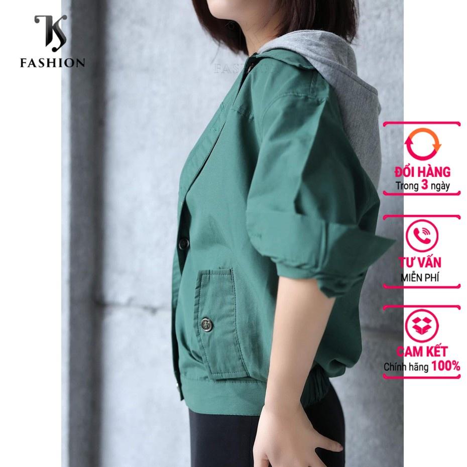 Áo khoác Kaki cao cấp in chữ lưng , áo khoác hình chữ TK Fashion - K110