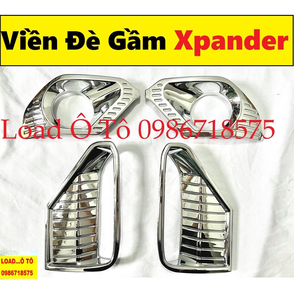 Ốp Viền Đèn Gầm Trước Sau Xe Mitsubishi Xpander 2023 Mẫu Mạ Crom Cao Cấp