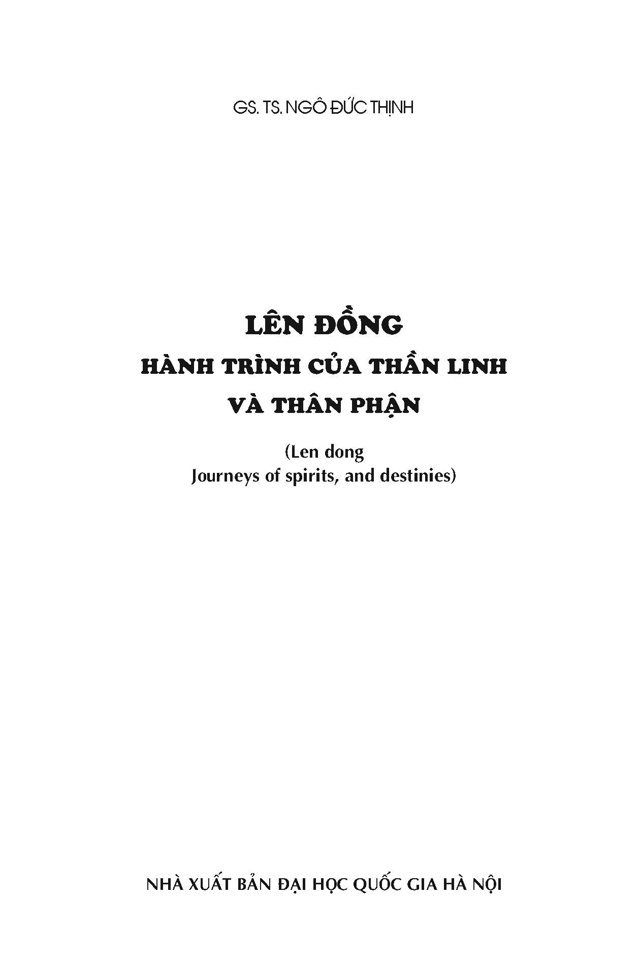 LÊN ĐỒNG - Hành Trình Của Thần Linh Và Thân Phận (Tái bản)