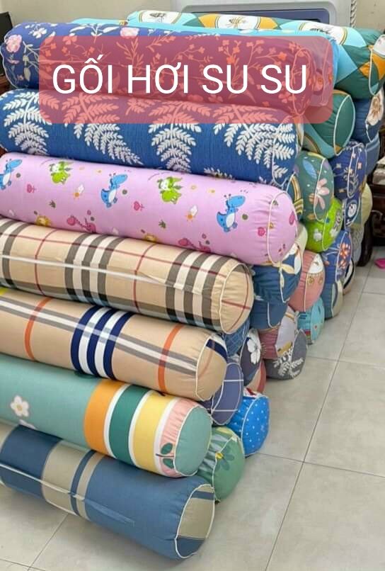 Gối ôm mút foam cao cấp , tặng kèm áo gối ngẫu nhiên