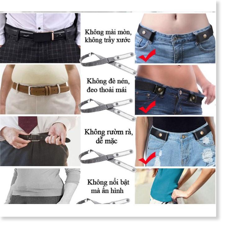 Thắt lưng co giãn điều chỉnh vận động tự do unisex