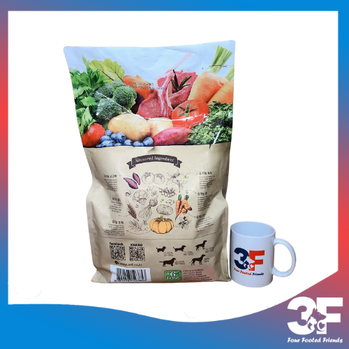 Thức ăn hạt hữu cơ ANF 6 FREE cho chó - Vị Cừu: BAO 2KG - Bao Bì Chính Hãng