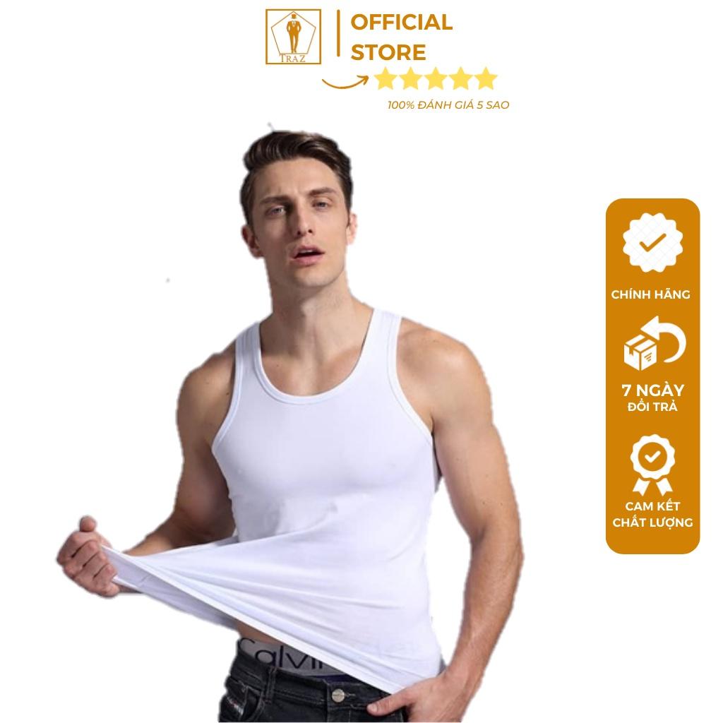 Áo Lót Ba Lỗ Nam TRAZ Chất Liệu Cotton Mềm Mại, Thoáng Khí, Thấm Hút Mổ Hôi Tốt11.