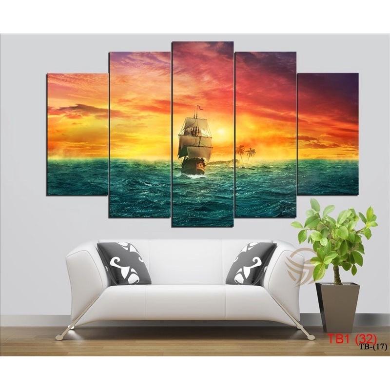 Bộ tranh 5/ tranh tráng gương 3d cao cấp/tranh phòng khách/tranh phòng ngủ/tranh cầu thang