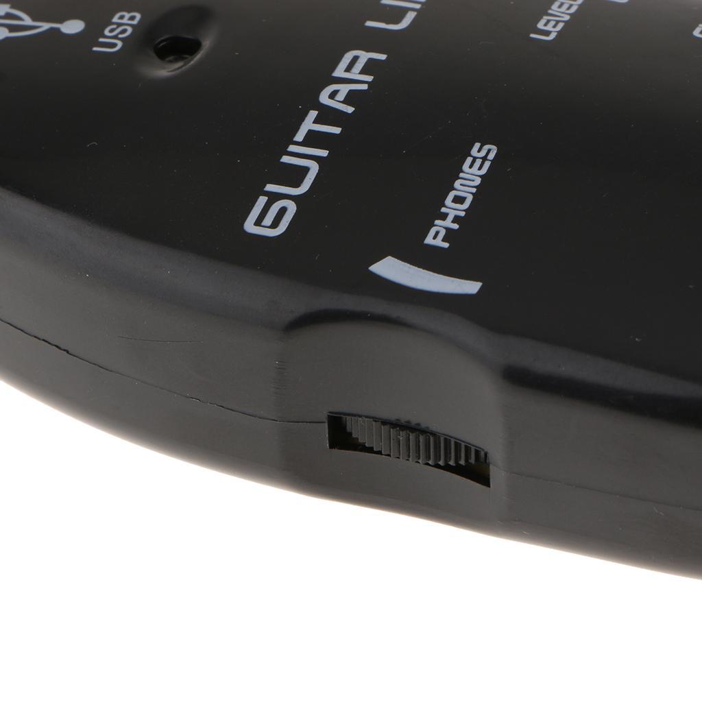 USB Guitar Cable USB Recording Computer Recording Cable for PC