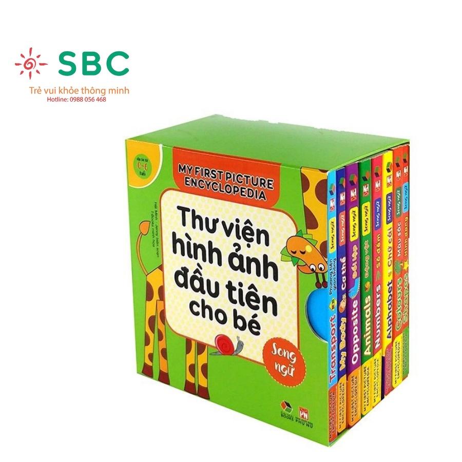 Tr.ọn b.ộ Th.ư vi.ện hình ảnh song ngữ Anh Việt dành cho bé 0-6 tuổi