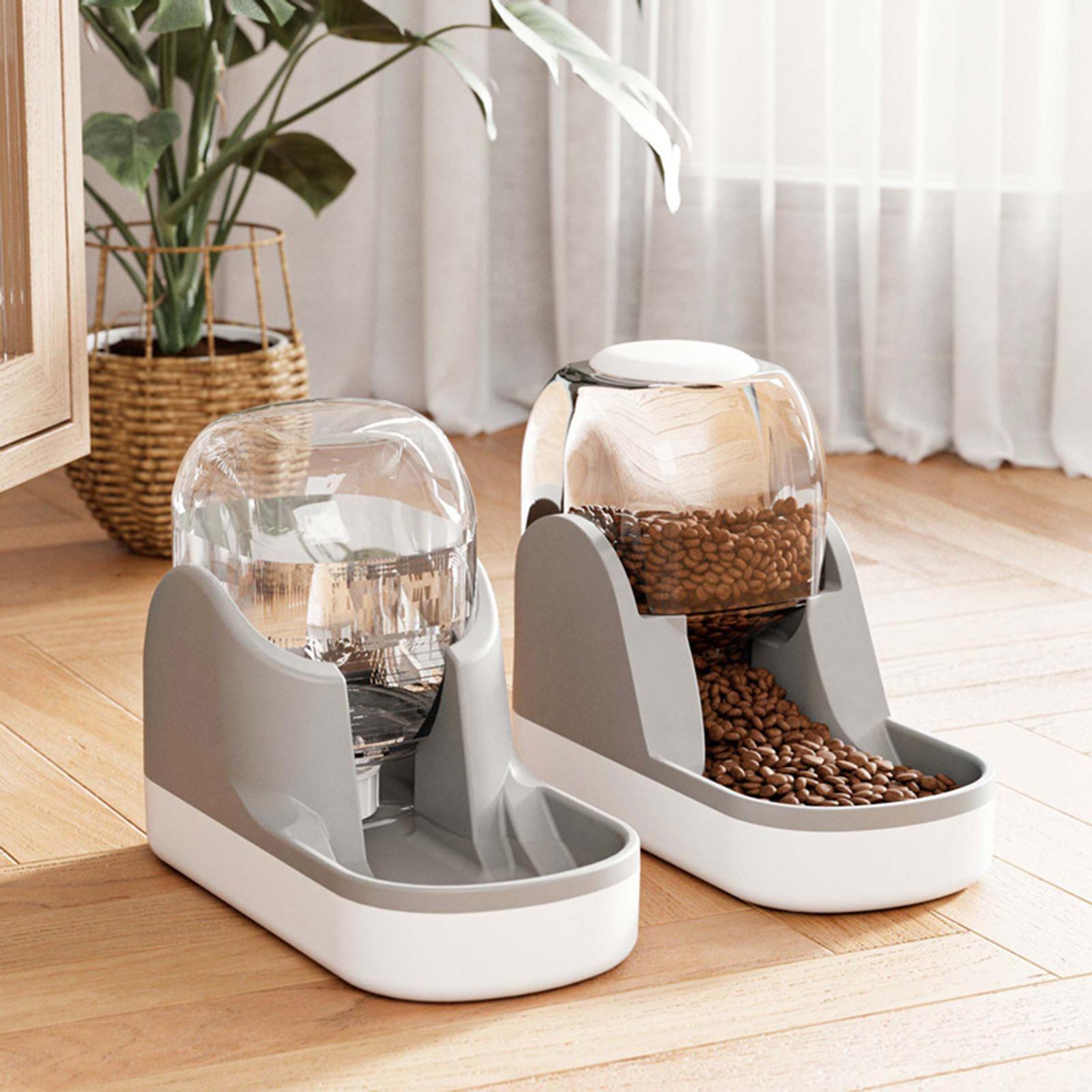 Automatic Gravity Feeder Cat Dog Bowl Feeding Station Automatic Cat Feeder