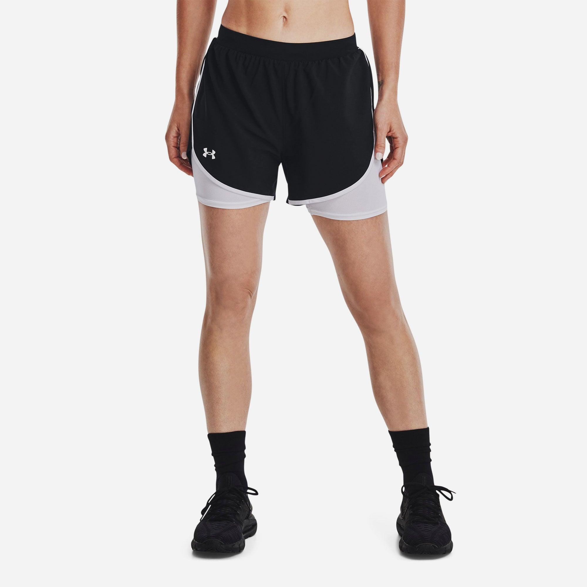 Quần ngắn thể thao nữ Under Armour Fly By Elite 2-In-1 - 1369768-001