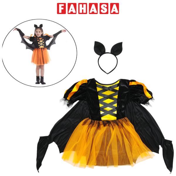 Bộ Váy Dơi Hóa Trang Halloween Bé Gái - Size M - Nuan Nuan G0424