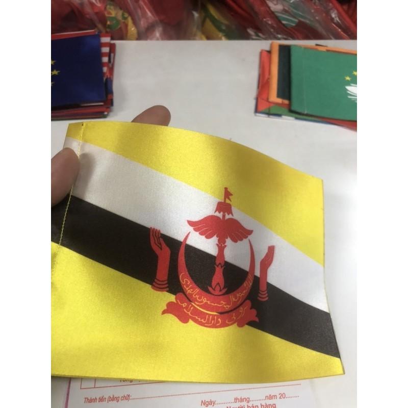 Quốc kỳ Brunei để bàn 14x21cm
