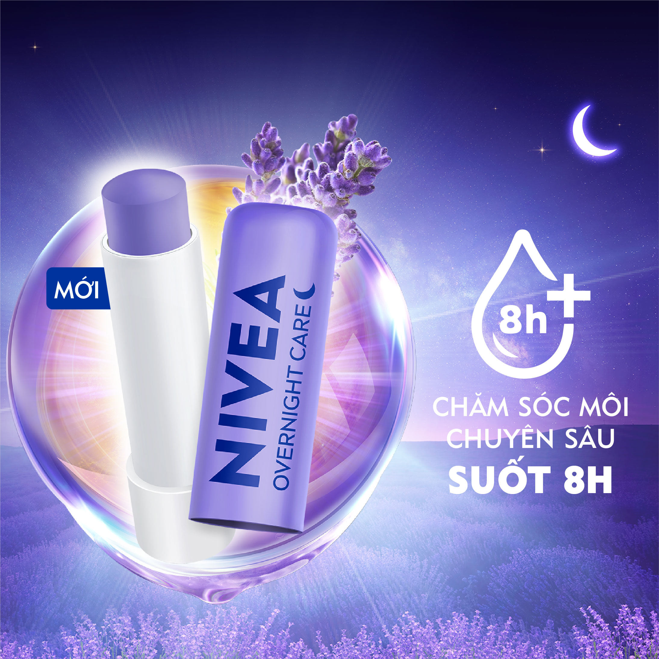 Son Dưỡng NIVEA Ban Đêm Hương Lavender - 88068