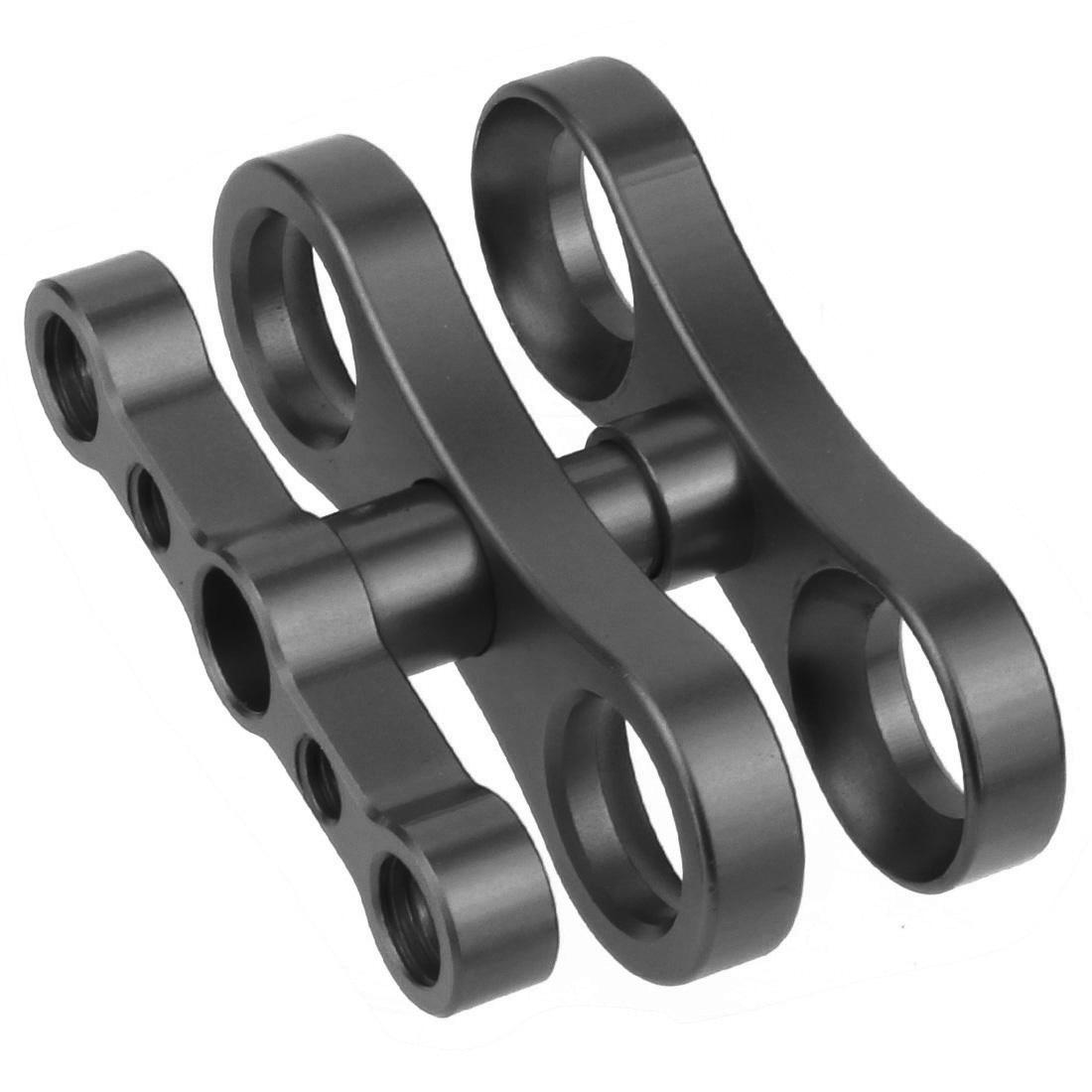 2pcs lặn 1 inch Kẹp bóng chống thả chân ba chân Chim clip 1/4 3/8 gắn cho GoPro 11 Insta360 x3 Chân đuốc nhẹ