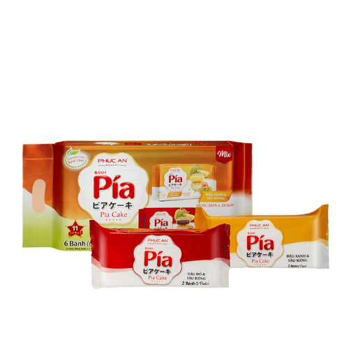 Bánh Pía Đậu Xanh - Đậu Đỏ - Sầu Riêng Phúc An Bakery