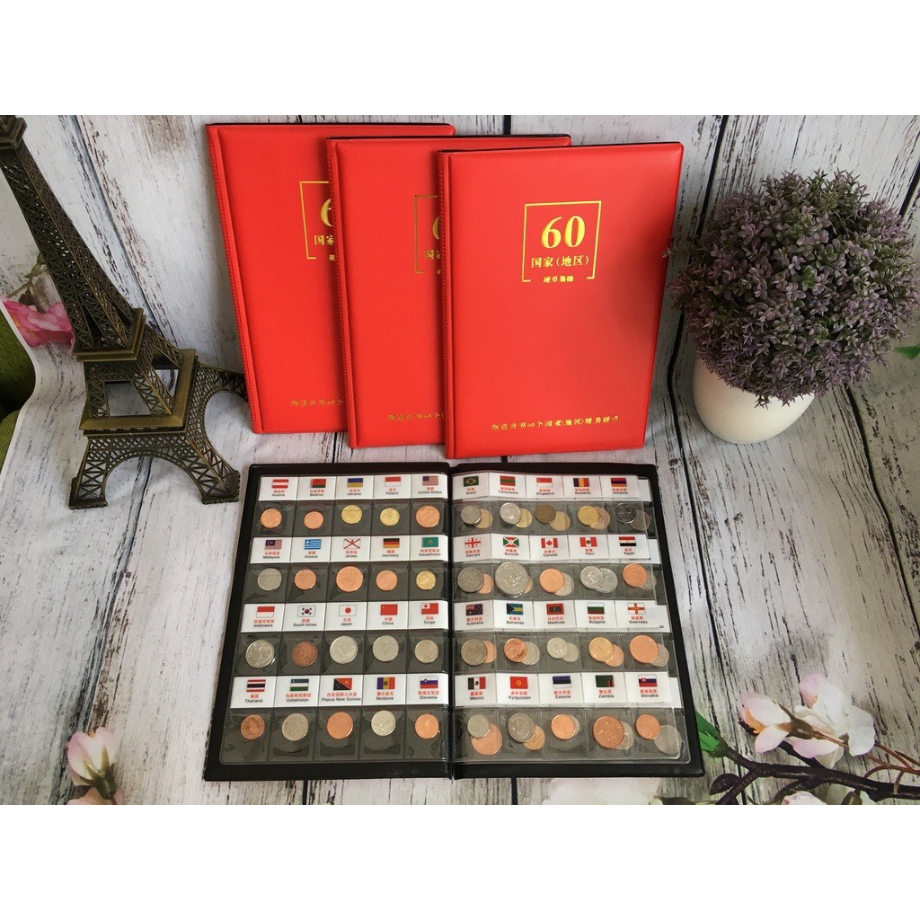 Bộ Sưu Tập 120 Xu 120 Quốc Gia Trên Thế Giới Đã Gắn Cờ Các Nước Trên Các Đồng Xu - TIENSUUTAM.HCM