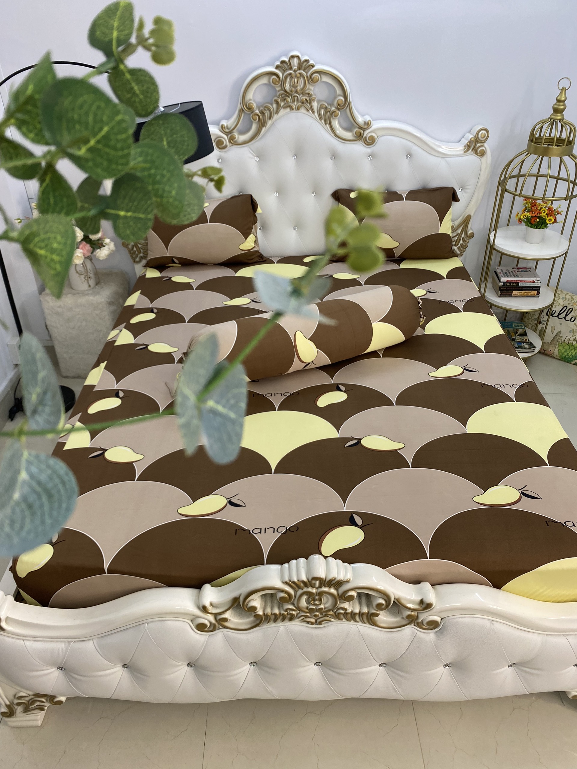 Bộ drap gối thun Hàn Quốc mát lạnh