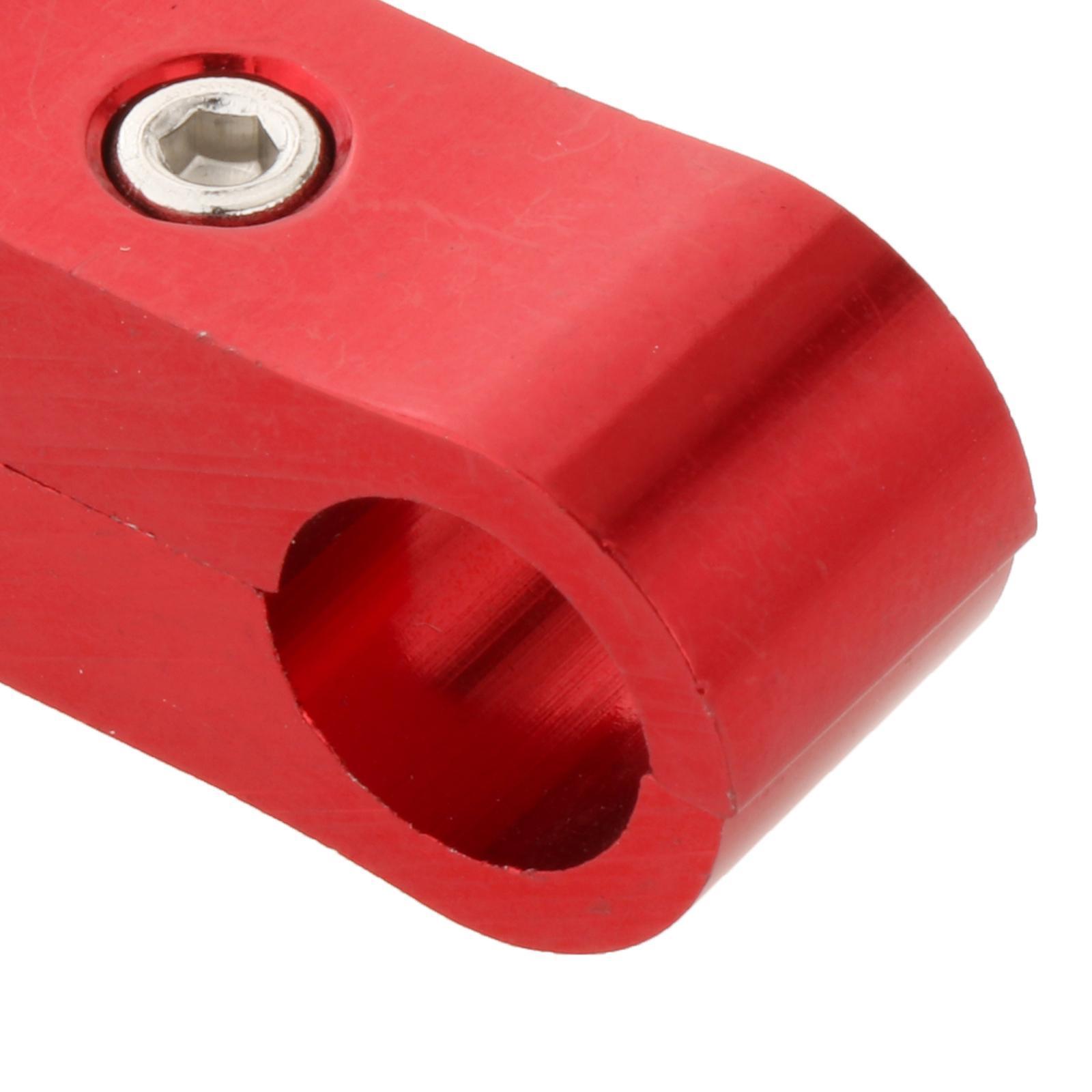 Car 2-Hole Fuel Hose Separator Clamp Oil Fuel Line Mounting Clamps Adapter AN4