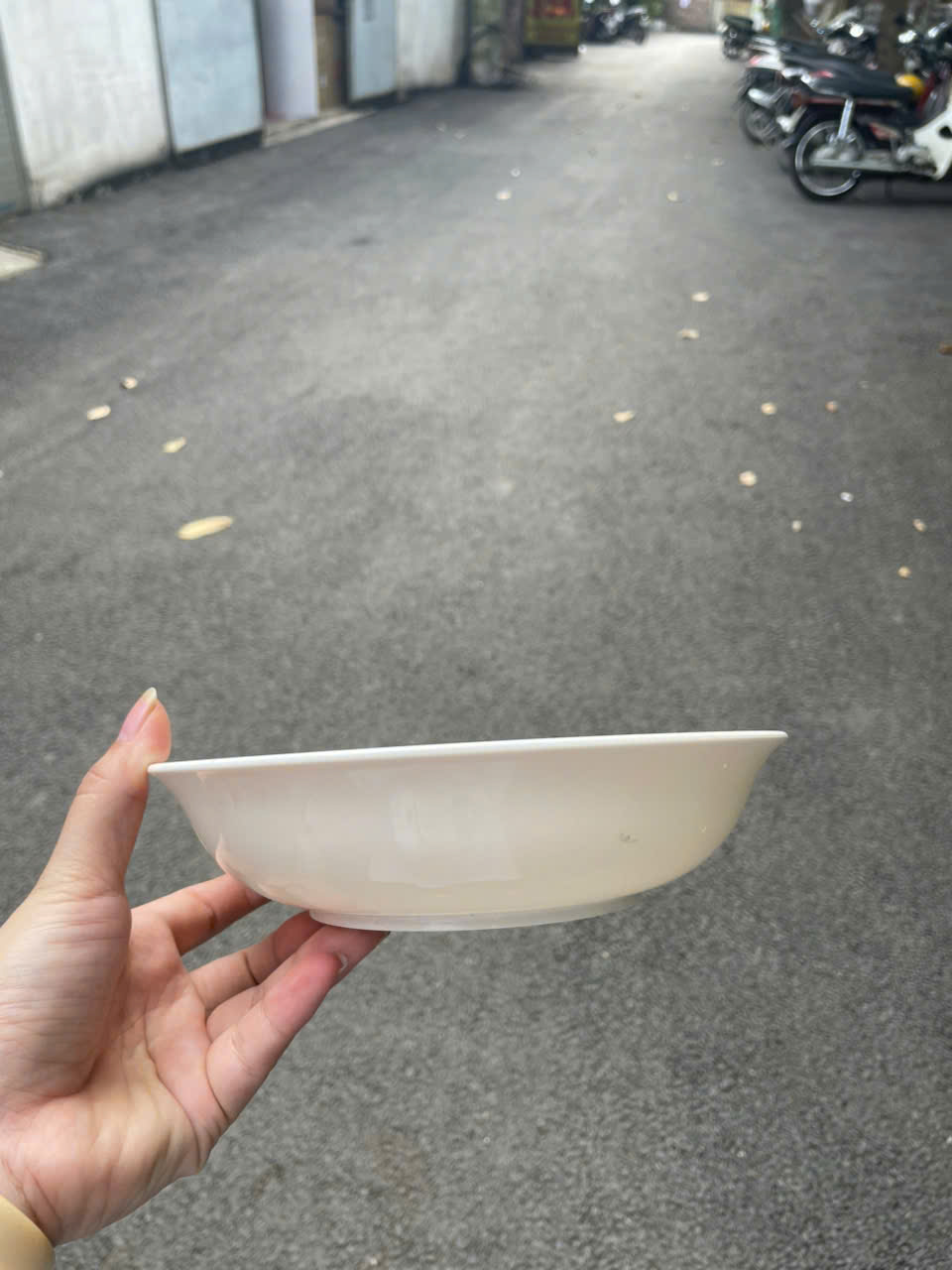 Tô tròn miệng rộng Nakaya Ø20cm - Hàng nội địa Nhật Bản nhập khẩu chính hãng