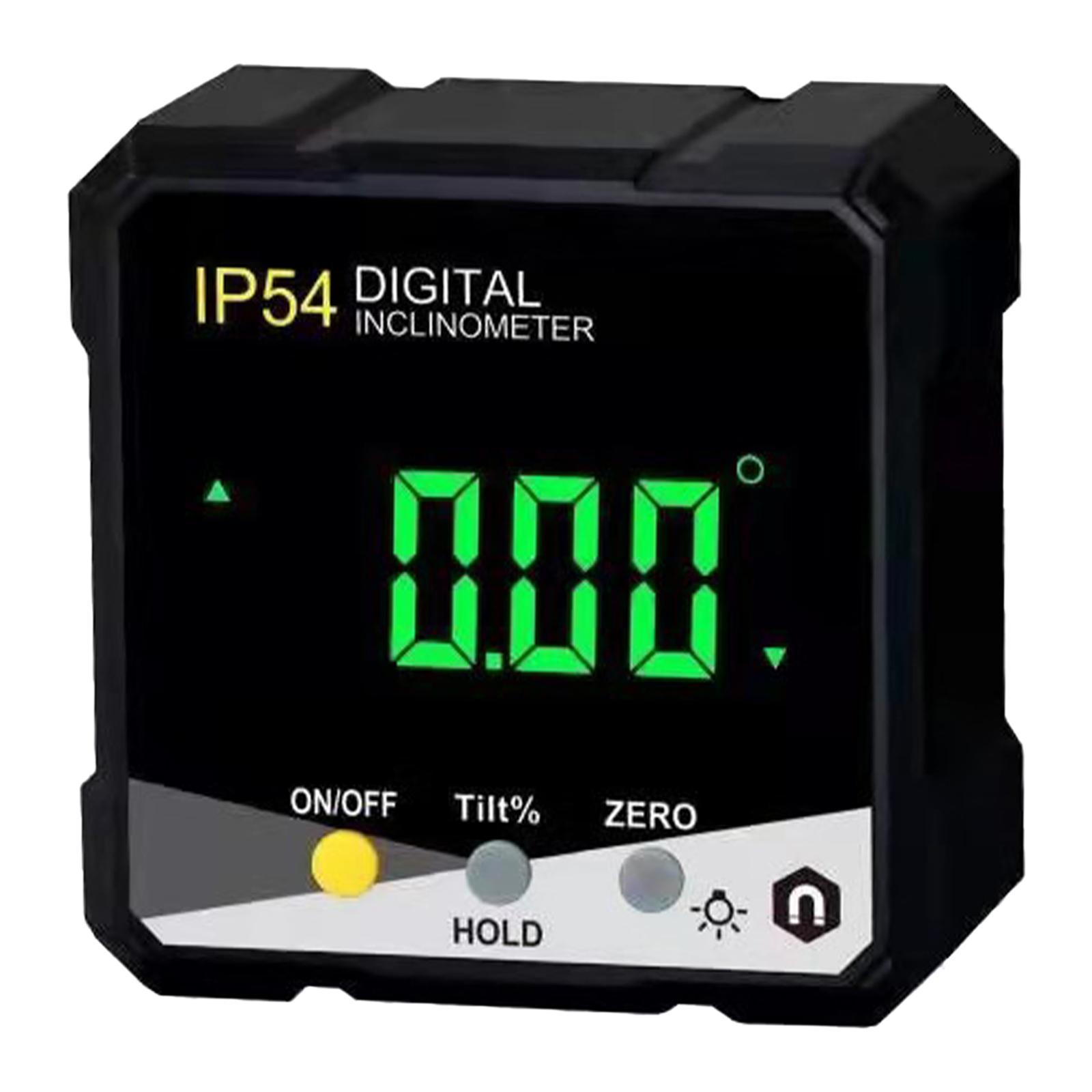 Portable Angle Finder High Precise with Magnetic Digital Inclinometer for Plumbers Carpenters