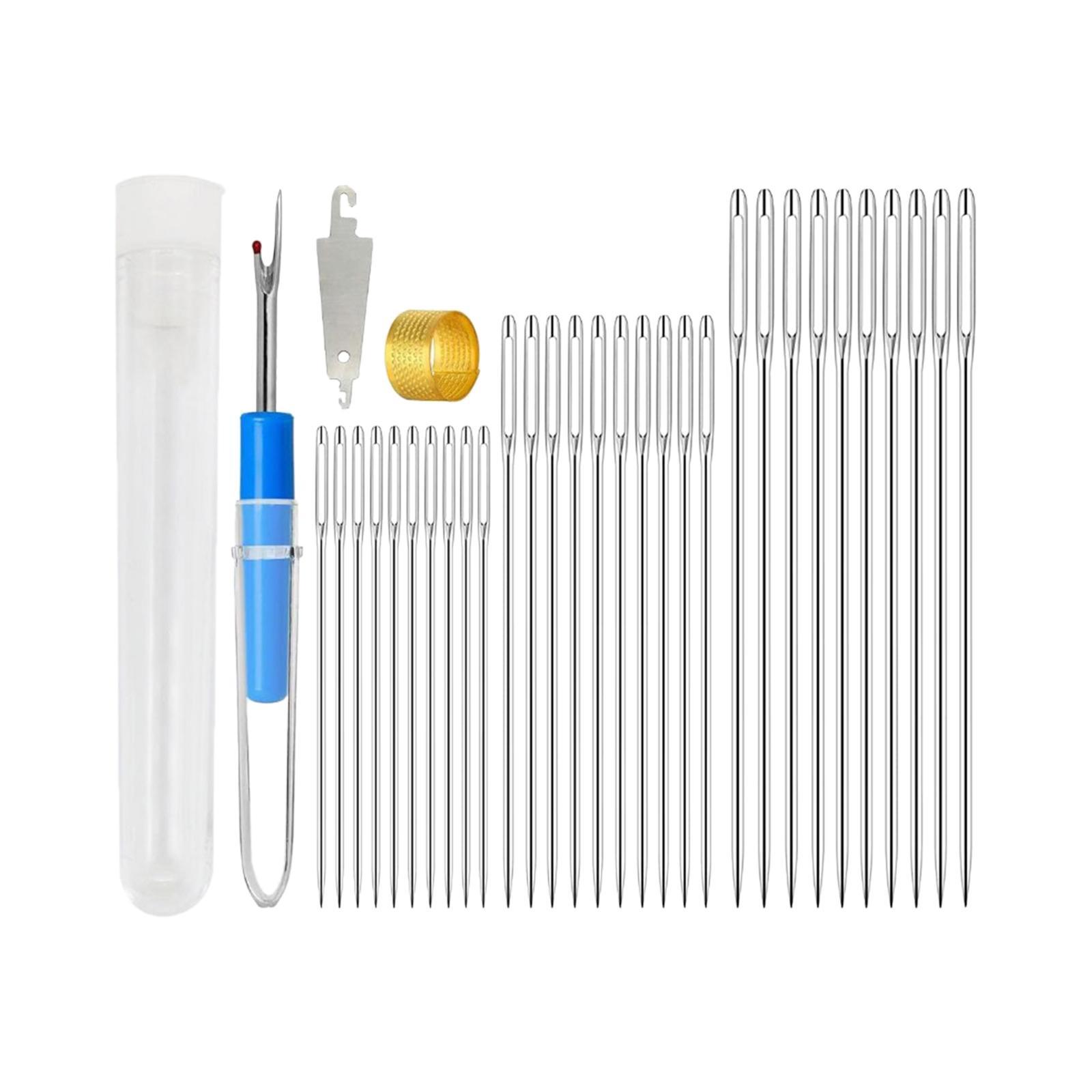 Sewing  Kit, Embroidery Sewing Seam Rippers DIY Yarn Stitching  for Embroidery Cross Hand Sewing