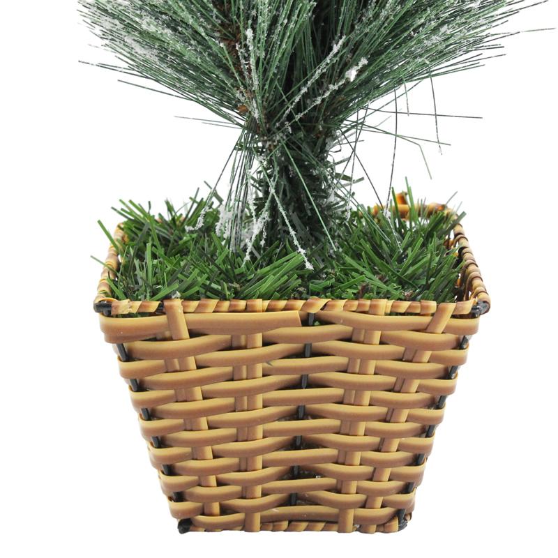 Cây Thông Mini Phủ Tuyết Gắn Trái Đỏ 75cm - Chaang Chiia LP-19HN-75CM
