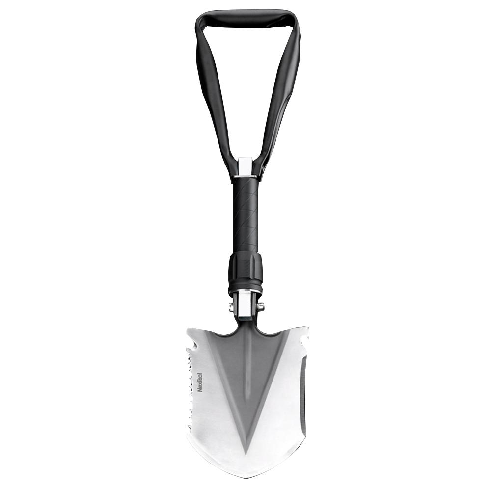 NexTool Multi-Function Folding Shovel Eight Functions 8-In-1 Tools Foldable Shovel Hoe Pickaxe Crowbar Bottle Opener Saw