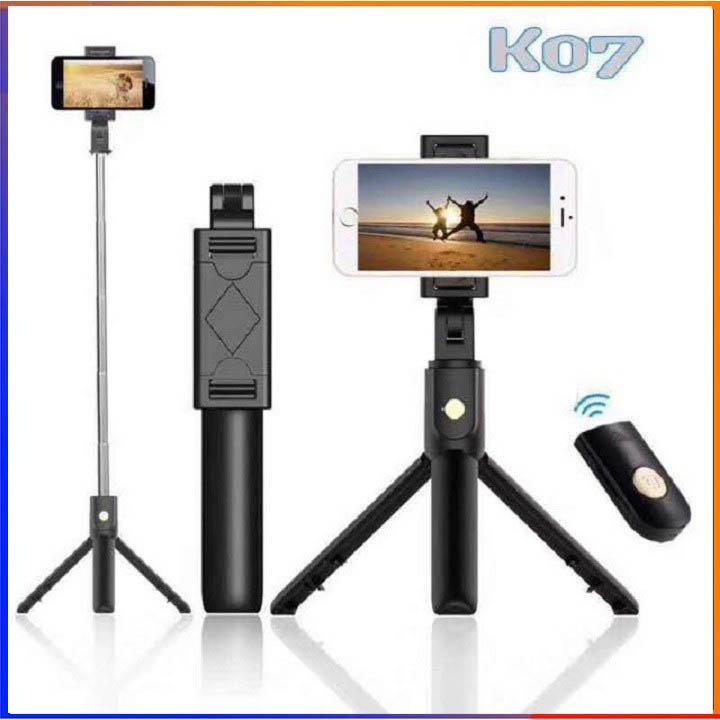 Gậy tự sướng selfie chụp ảnh qua bluetooth đa năng, tripod 3 chân giá đỡ điện thoại livestream - MINPRO