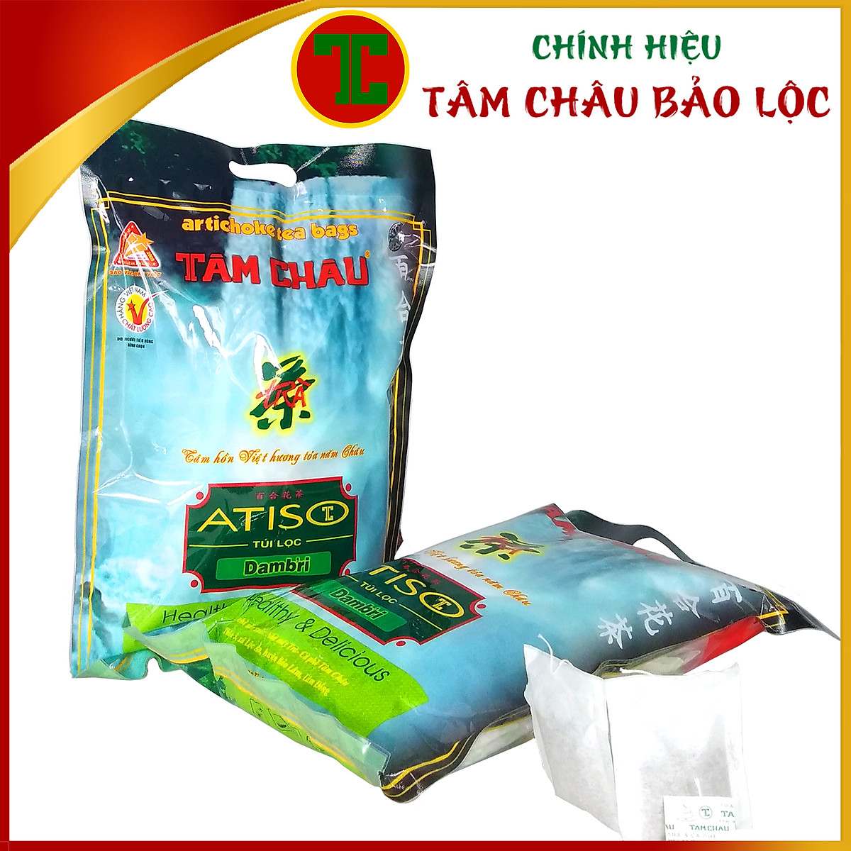 Trà Atiso Tâm Châu phổ thông gói 200gr