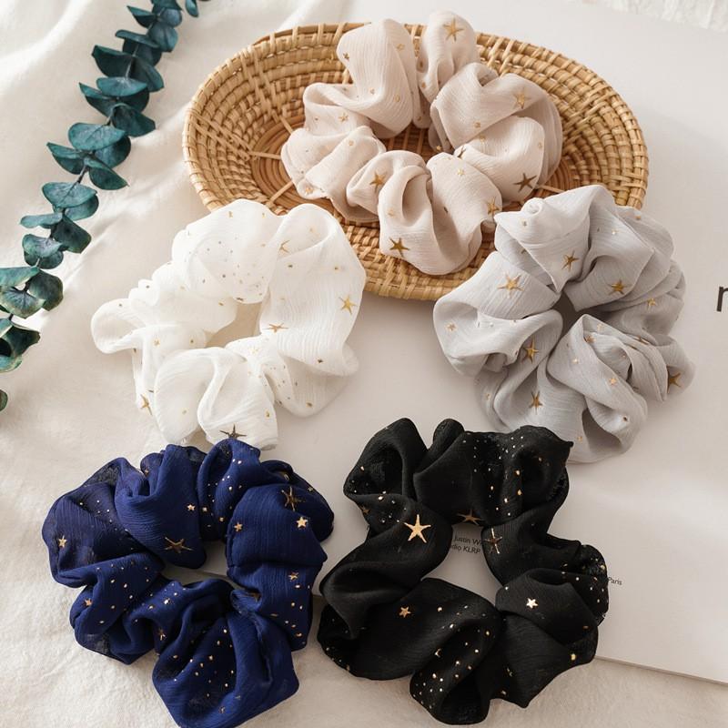 Cột tóc scrunchies hình sao