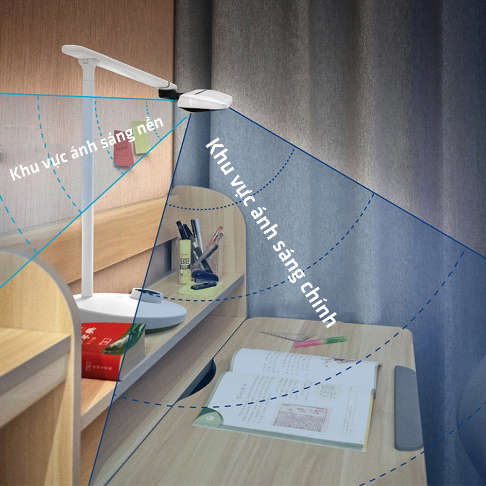 Đèn Bàn Philips LED VDTMate DSK501 14W - điều chỉnh màu ánh sáng , bảo vệ mắt, chống cận thị