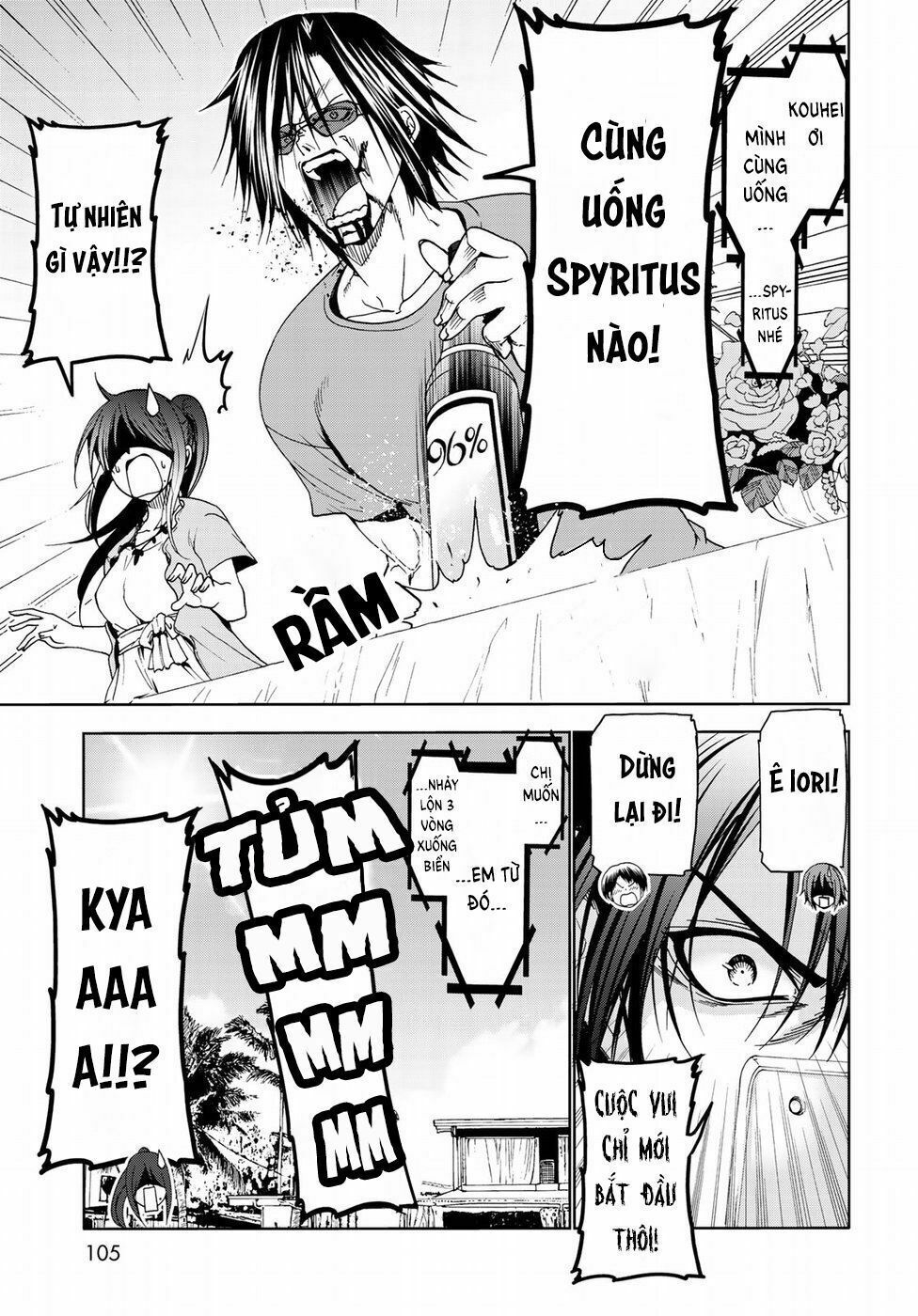cô gái thích lặn - grand blue chapter 53 21