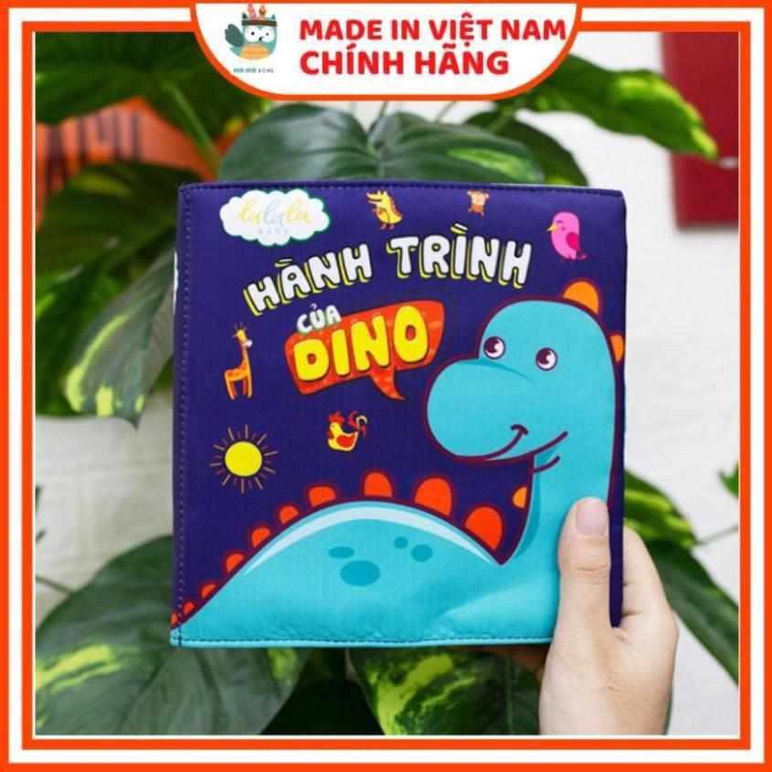 Sách vải chính hãng Lalala Baby - Hành trình của Dino - Made in Vietnam