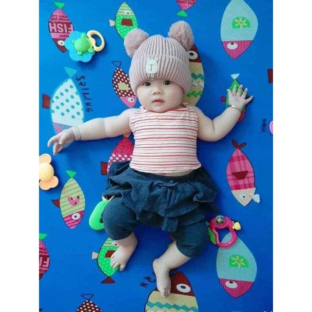 GA CHỐNG THẤM COTTON THUN NANO KHÁNG KHUẨN LOẠI TỐT - HÌNH CÁ