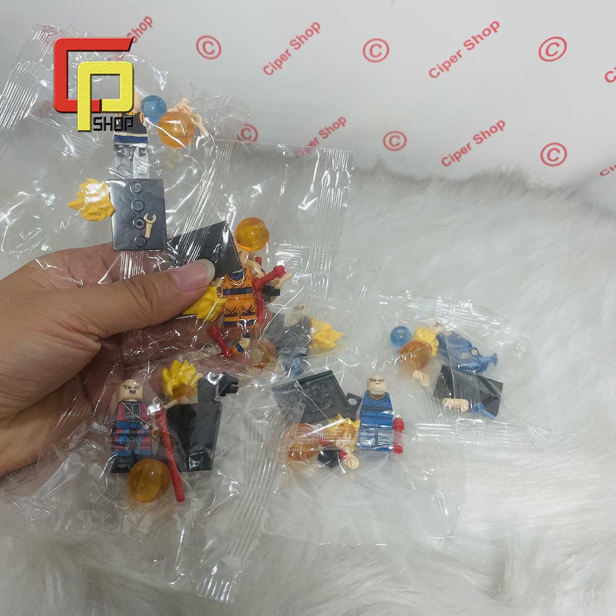 Bộ 6 nhân vật lắp ráp Dragon Ball - XP021