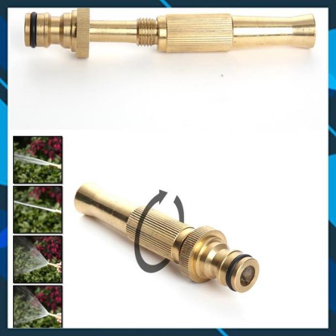 Vòi Xịt️ Bộ dây vòi xịt nước rửa xe, tưới cây , tăng áp 3 lần, loại 20m 206587 đầu đồng,cút đồng+ đai
