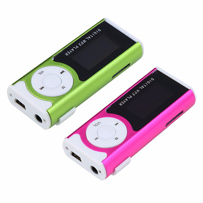 Máy nghe nhạc MP3 LCD Pro: Có màn hình + đèn pin + tai nghe - Hàng chính hãng [MP3dai]