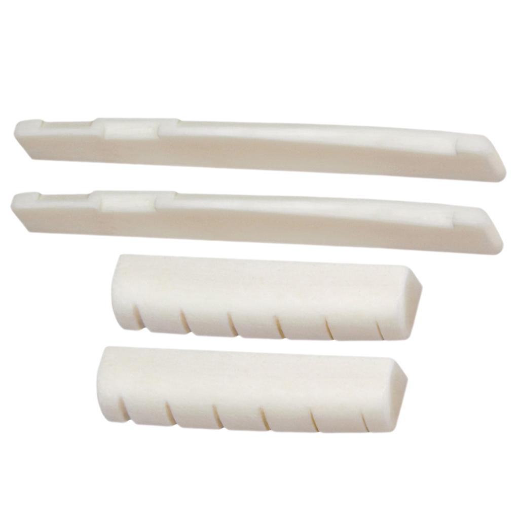 Bò Xương Đàn Guitar Hạt Xẻ Rãnh Yên Ngựa Khắc Cho 6 Dây Đàn Guitar Phụ Kiện