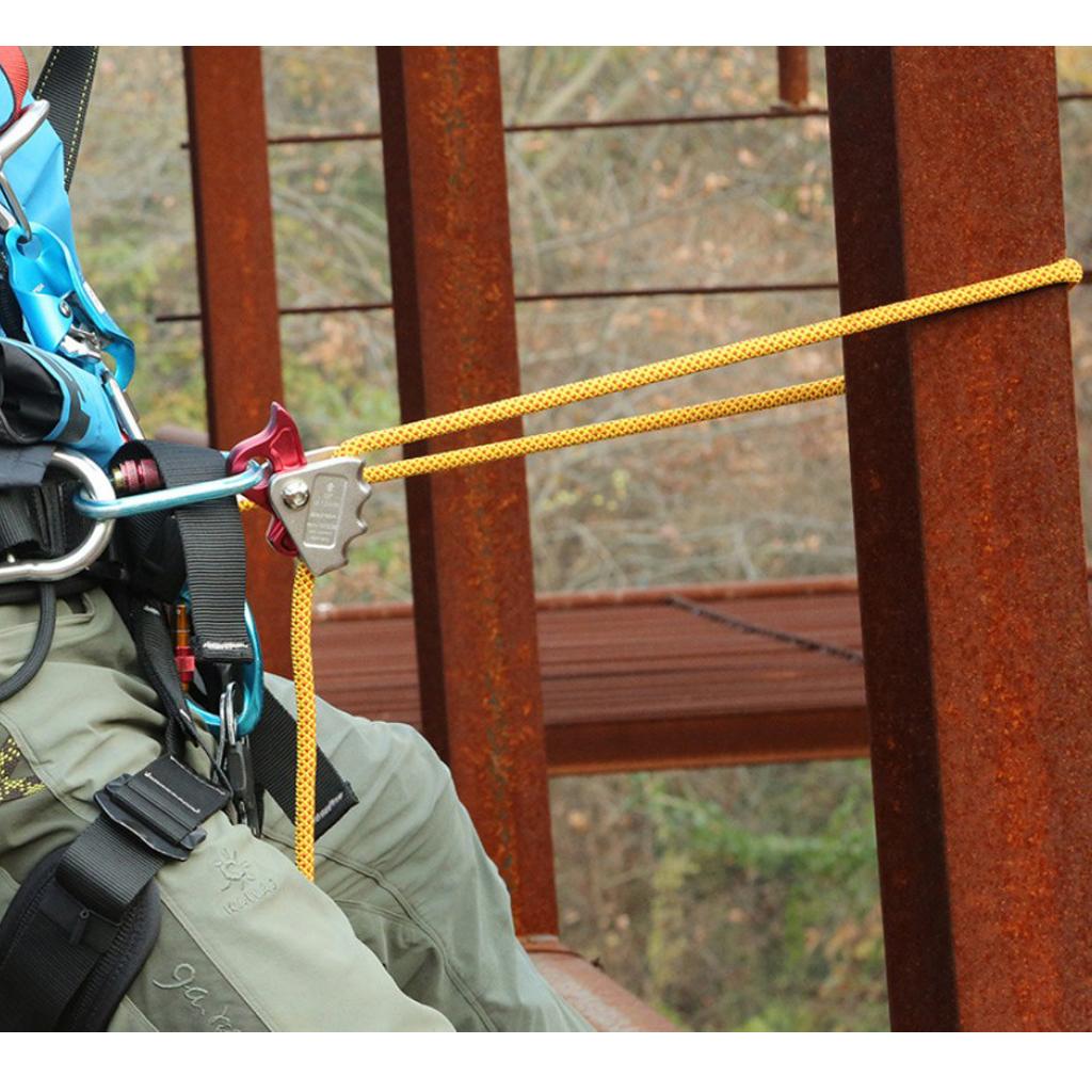3xHeavy Duty Rock Climbing Arborist Mountaineering Rope Grab Protecta Equipmen Fit for 9-12mm Rope