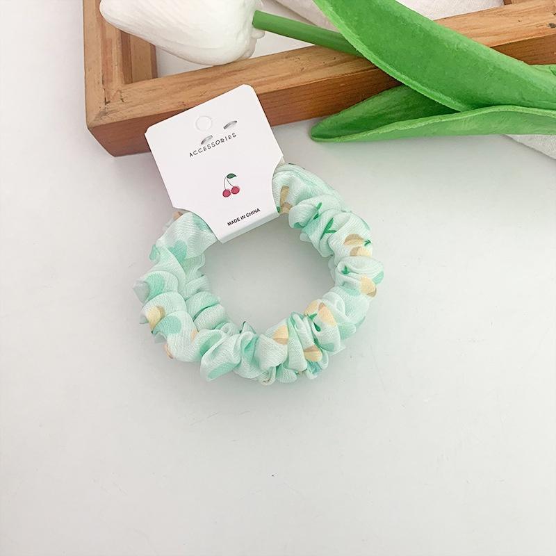 Dây cột tóc vải scrunchies nhỏ hình trái cây siêu dễ thương phiên bản Hàn Quốc DS1