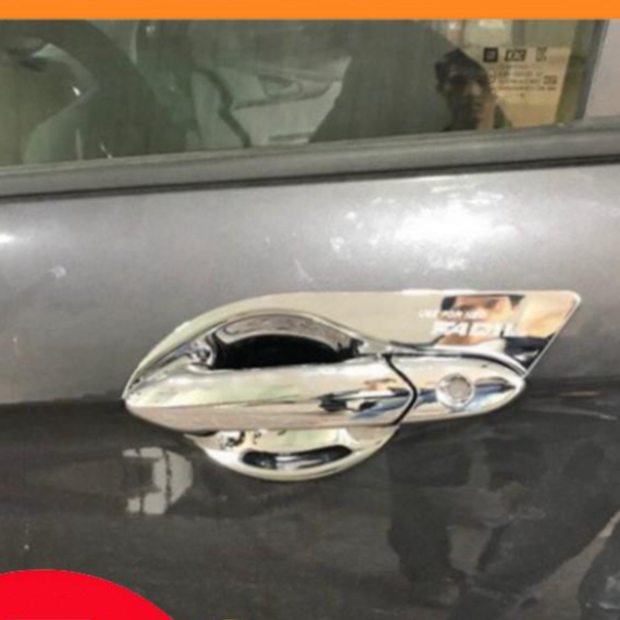 Full bộ ốp tay nắm , hõm cửa xe dành cho Vinfast Fadil 2020-2021 mạ crom